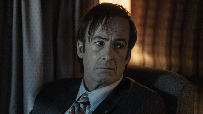 Saul offers a worried look