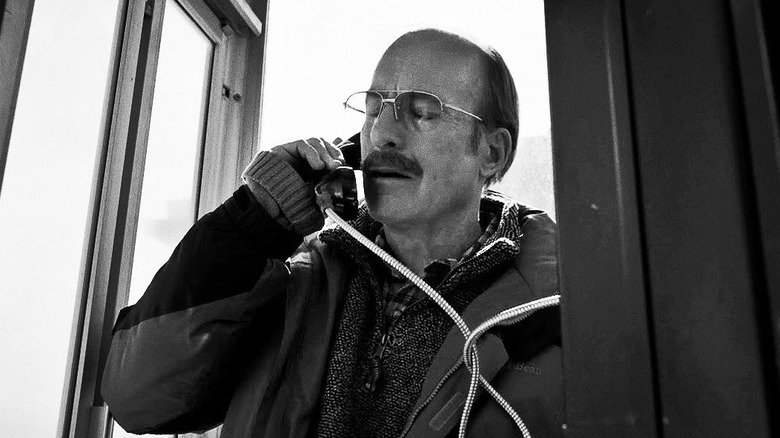 Gene using a phone booth in "Breaking Bad"