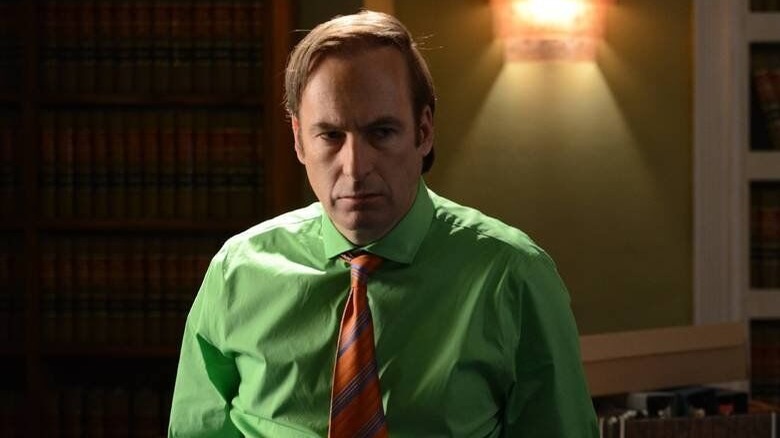 Saul Goodman looking devious