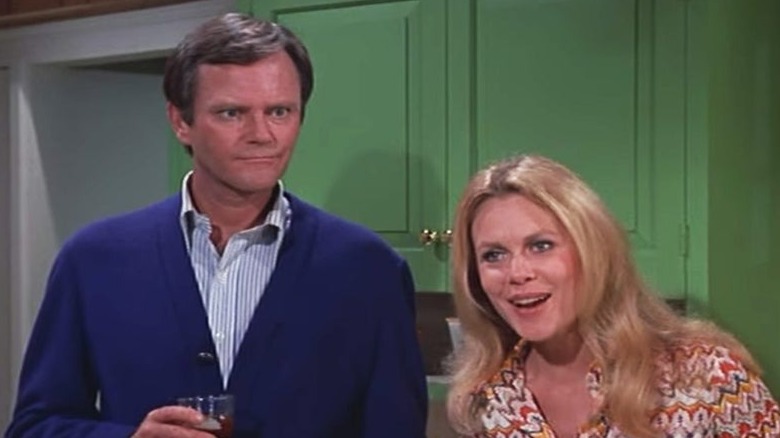 Dick Sargent has a drink