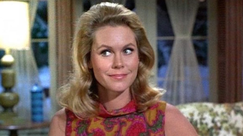 Elizabeth Montgomery in living room