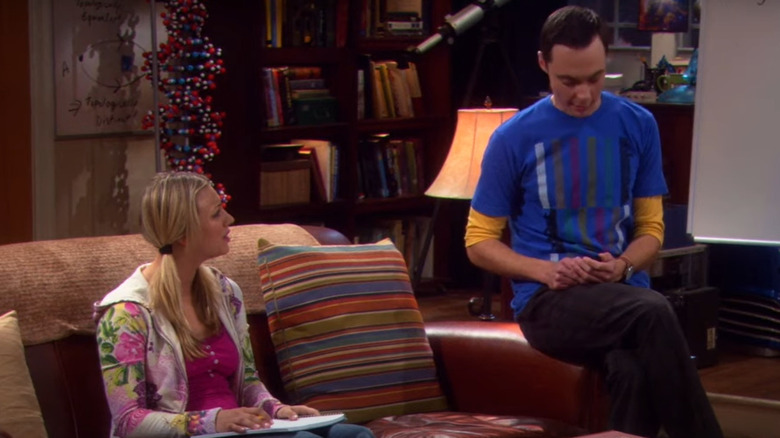 Sheldon teaches Penny