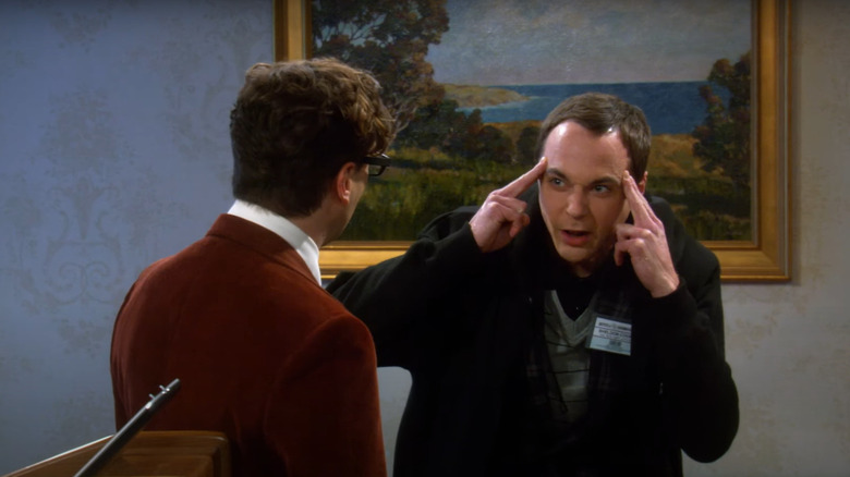 Sheldon tries to blow up Leonard