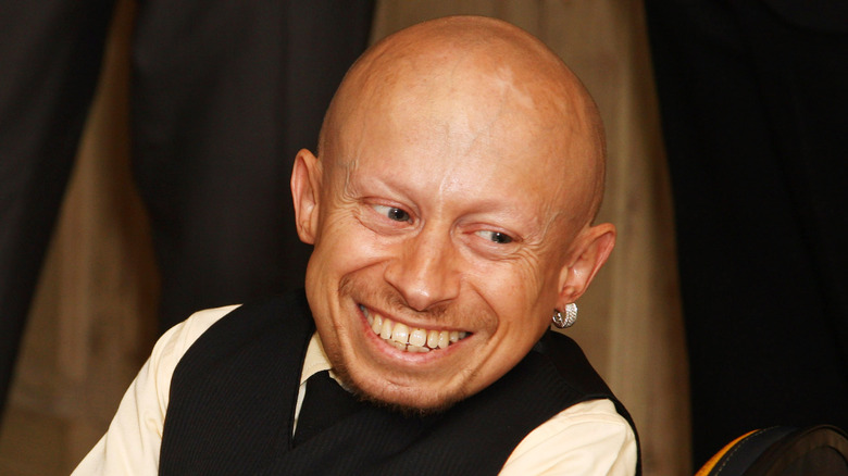 Verne Troyer grins