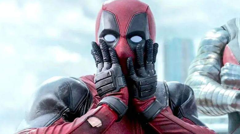 Deadpool looking shocked