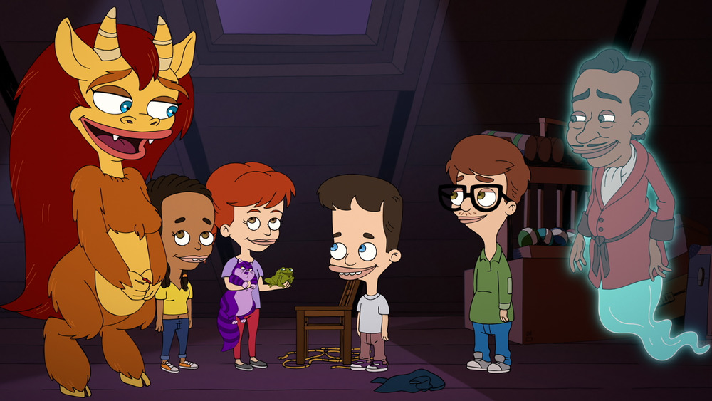 The main characters gather together on Netflix's Big Mouth