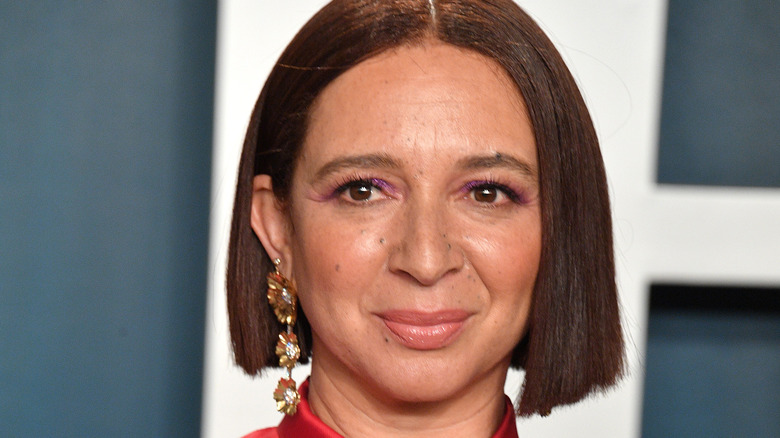 Maya Rudolph sporting bob and earrings