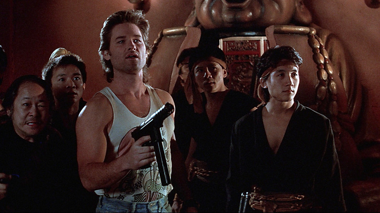 Jack Burton leading gang