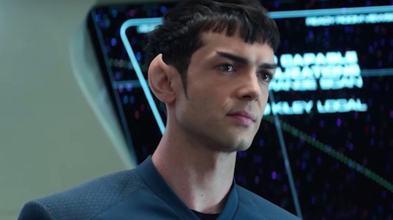 Ethan Peck as Spock on "Star Trek: Strange New Worlds"