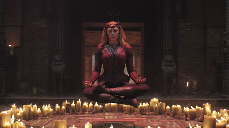 Scarlet Witch using magic