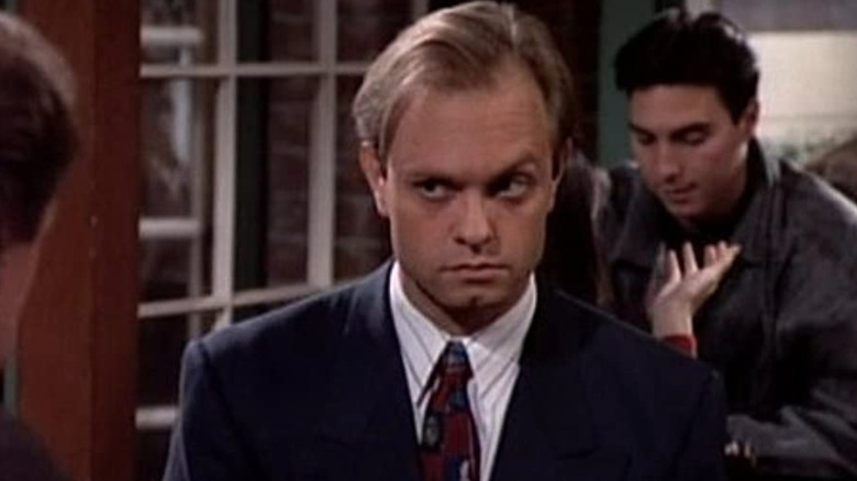 Niles eyebrow raised