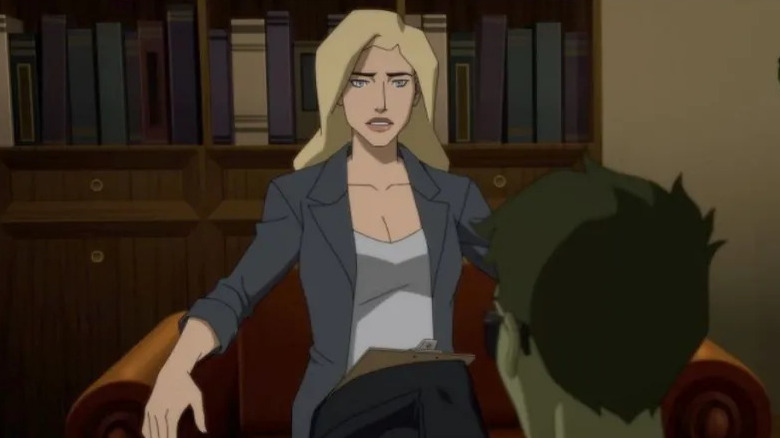 Black Canary as a counselor 