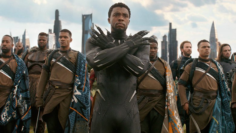 Chadwick Boseman as T'Challa/Black Panther in Avengers Infinity War