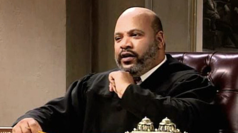 Uncle Phil as judge in courtroom