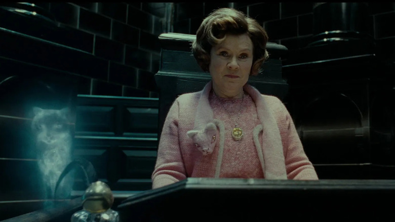 Dolores Umbridge holding court