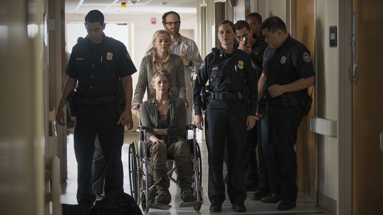 Carol in hospital