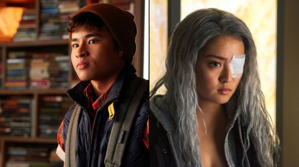 Split image of Jericho and Rose in Titans