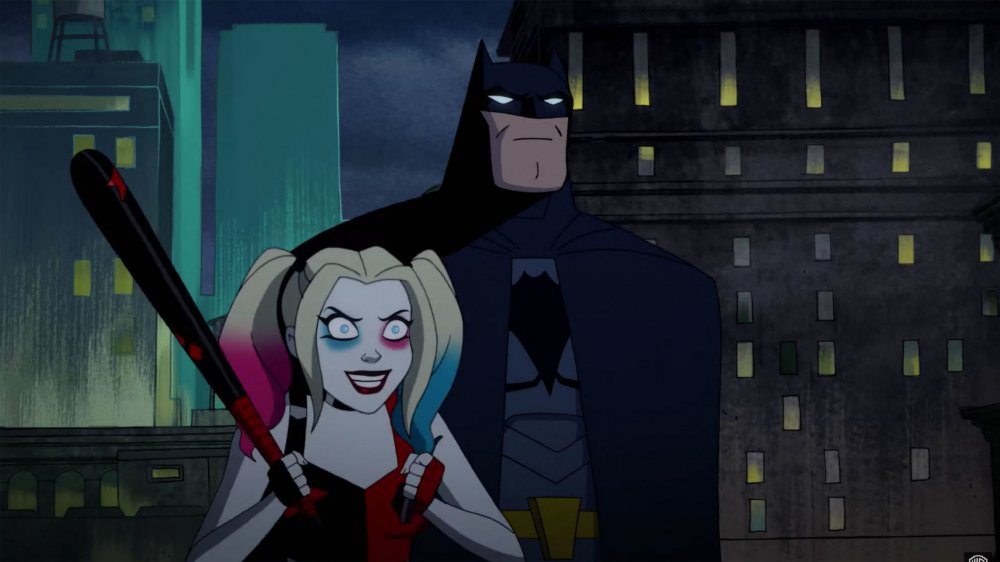 Harley Quinn and Batman in the Harley Quinn animated series