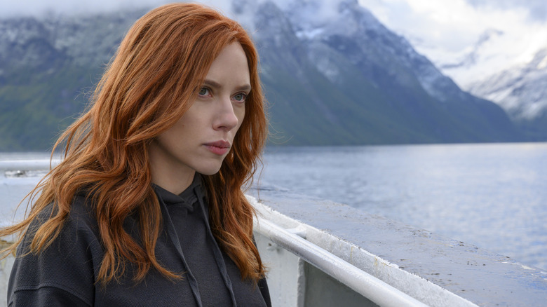 Natasha on a ship