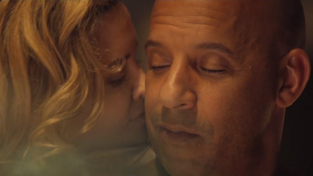 Vin Diesel and Talulah Riley in Bloodshot