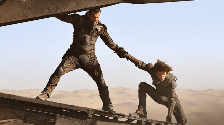 Josh Brolin and Timothee Chalamet in Dune