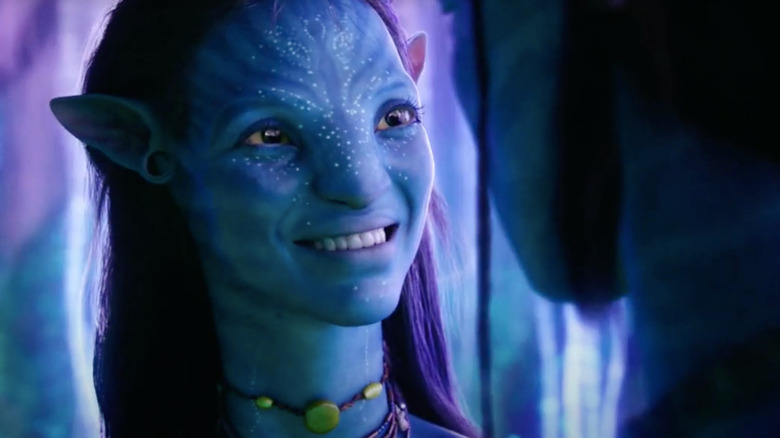 Neytiri smiles