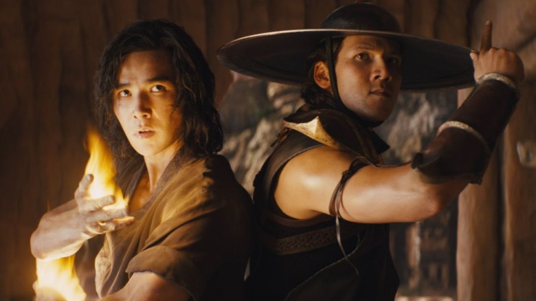 Liu Kang and Kung Lao in Raiden's temple