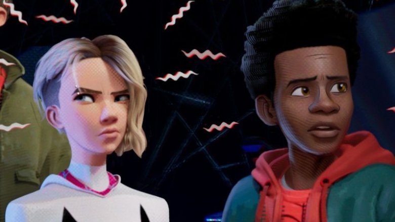 Miles and Gwen in Spider-Man: Into the Spider-Verse