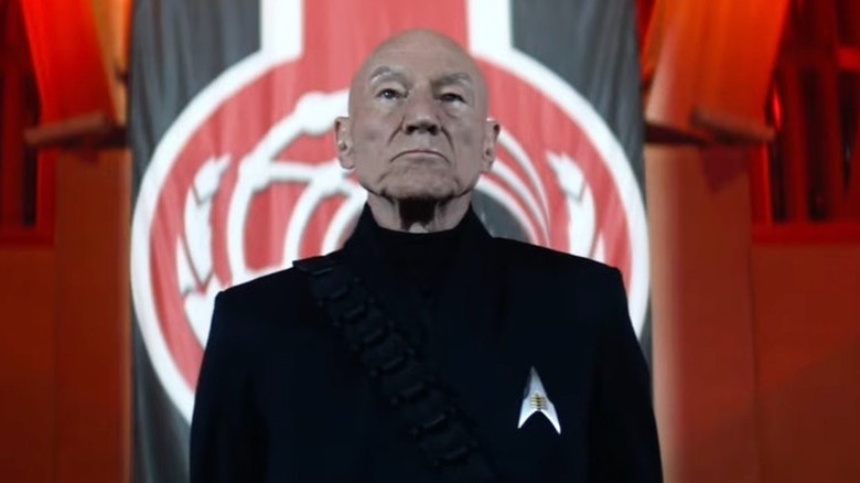 Fascist Picard gives a speech