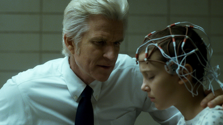 Dr. Brenner talking to Eleven during experiment