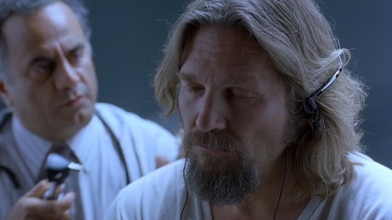 a doctor examines The Dude