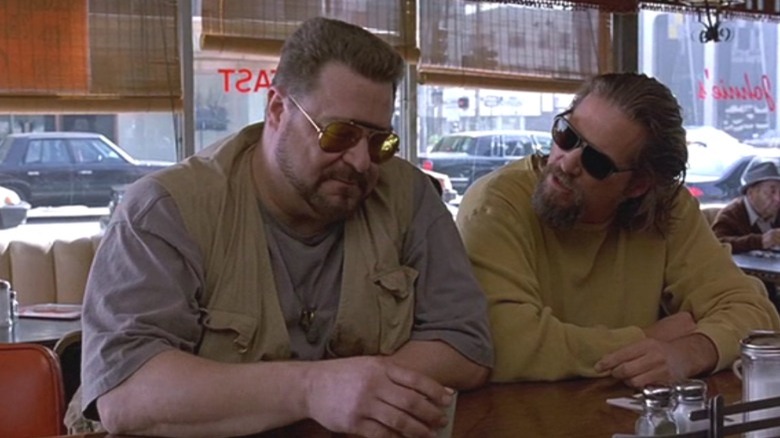 Walter and The Dude talk at diner