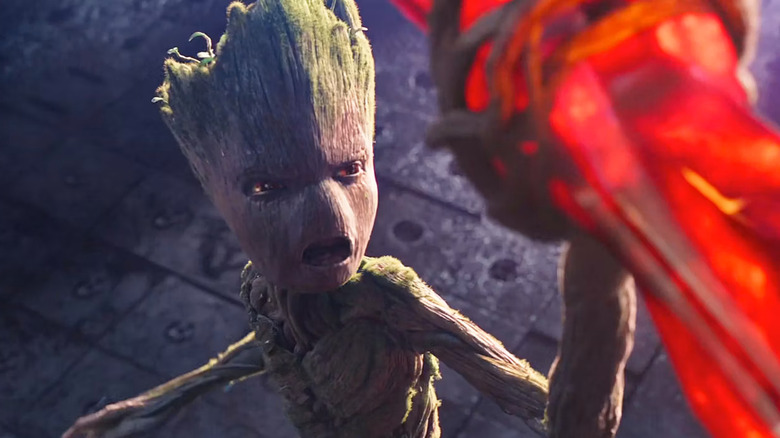 Groot creates Stormbreaker