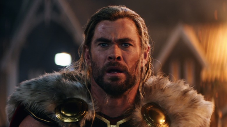 Thor in armor and fur, New Asgard