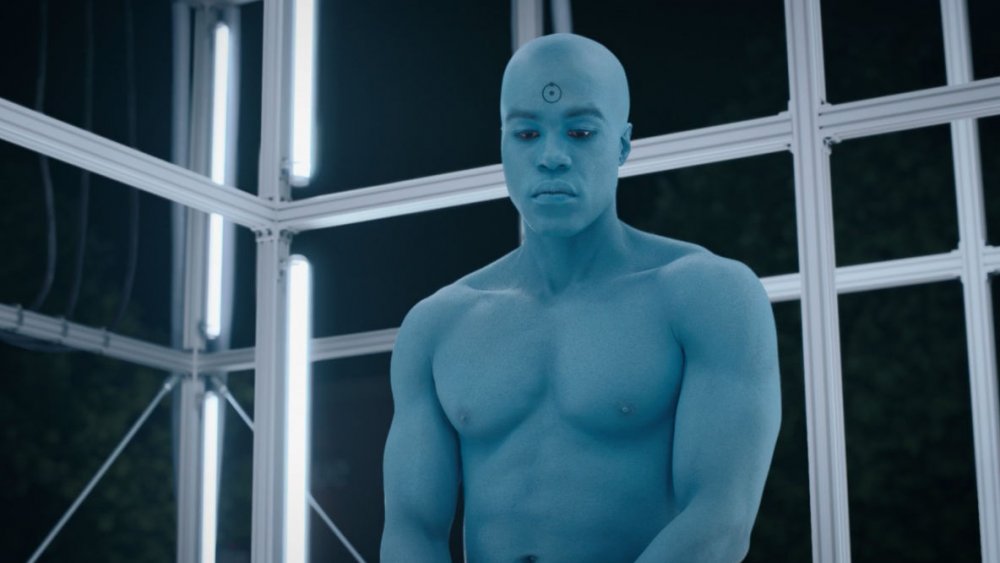 Doctor Manhattan imprisoned