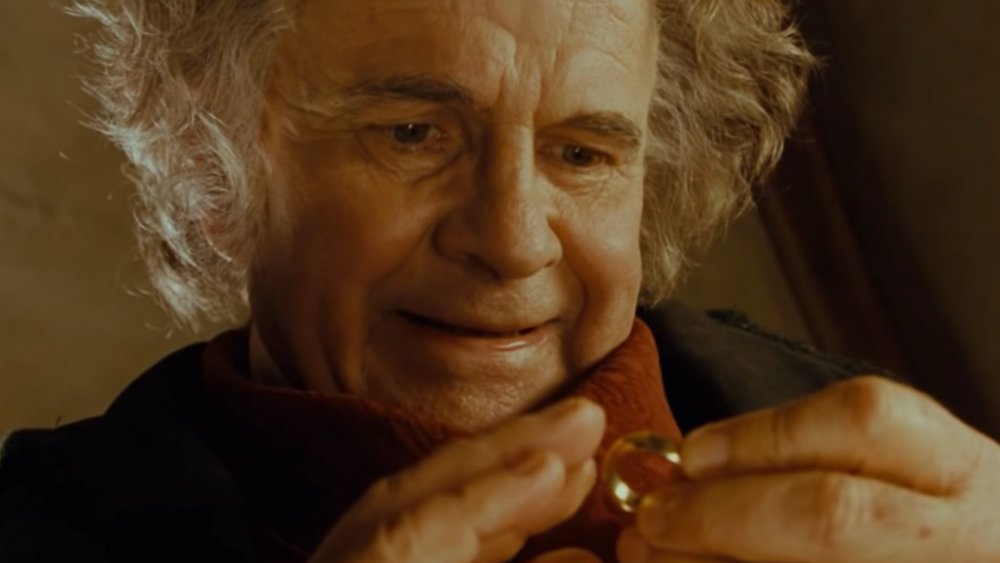 Bilbo with the One Ring