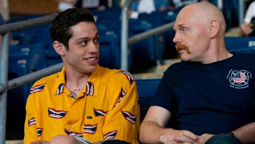 Bill Burr and Pete Davidson in The King of Staten Island