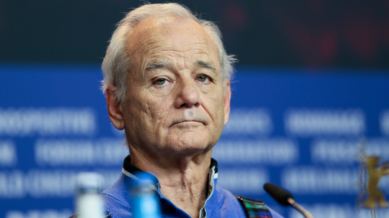 Bill Murray looking serious