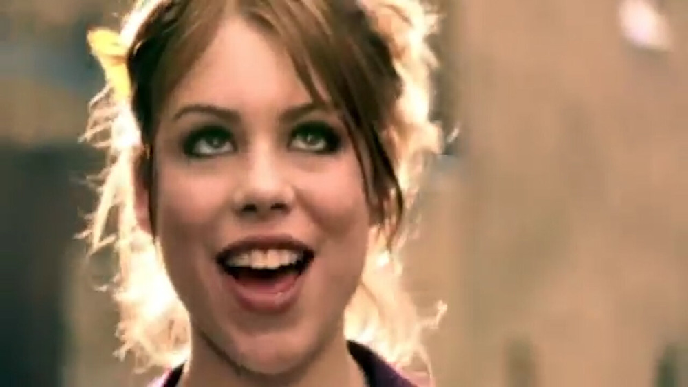 Billie Piper in her "Because We Want To" music video