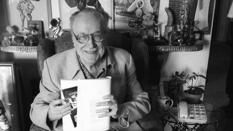 Forrest J. Ackerman at home