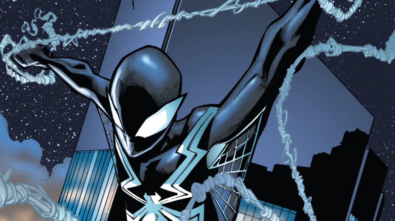 Parker back in the Venom suit in 2018's Amazing Spider-Man #800