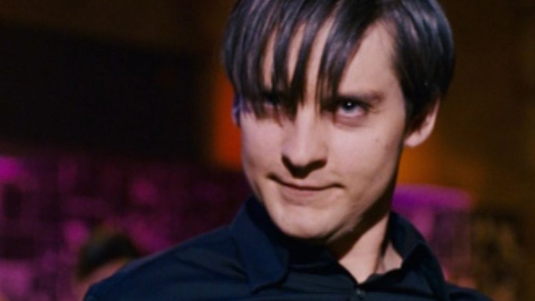 Toby Maguire as a Venom-infected Peter Parker in 2007's Spider-Man 3