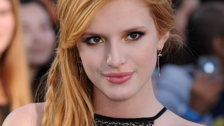 Bella Thorne arrives at premiere