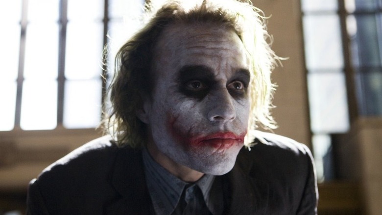 The Joker in dark suit 