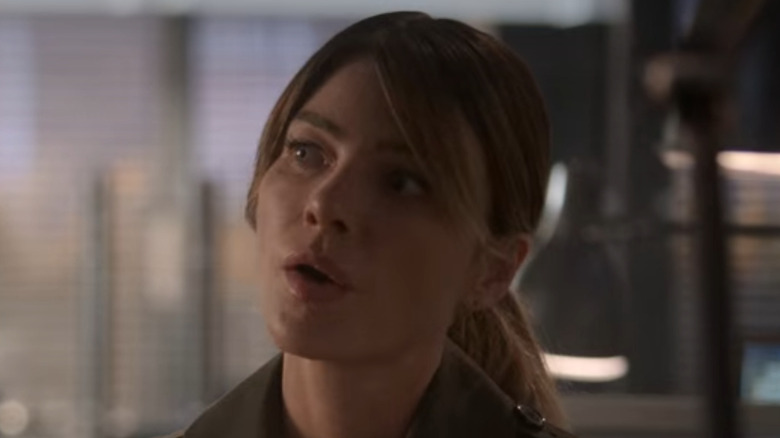 Lauren German thinking of pranks