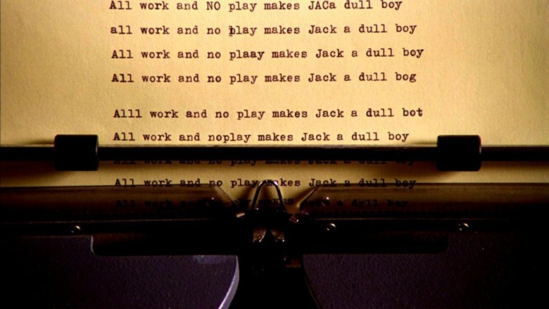 "All work and no play makes Jack a dull boy"