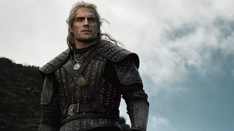 Geralt of Rivia wearing armor