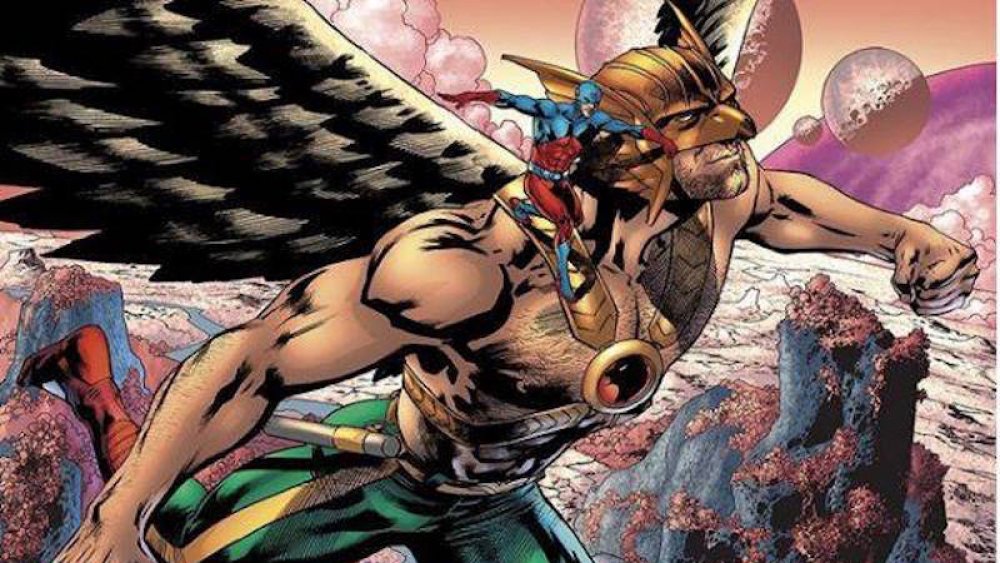 Hawkman and the Atom from Hawkworld