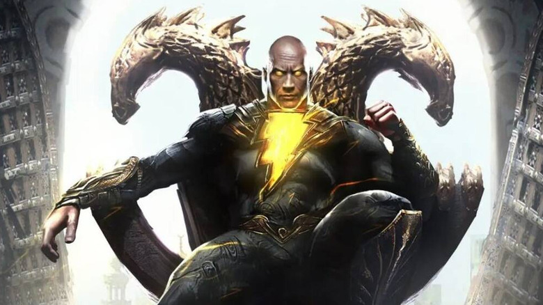 DC concept of Dwayne Johnson as Black Adam