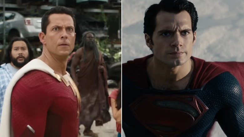 Shazam glaring/Superman staring at sky